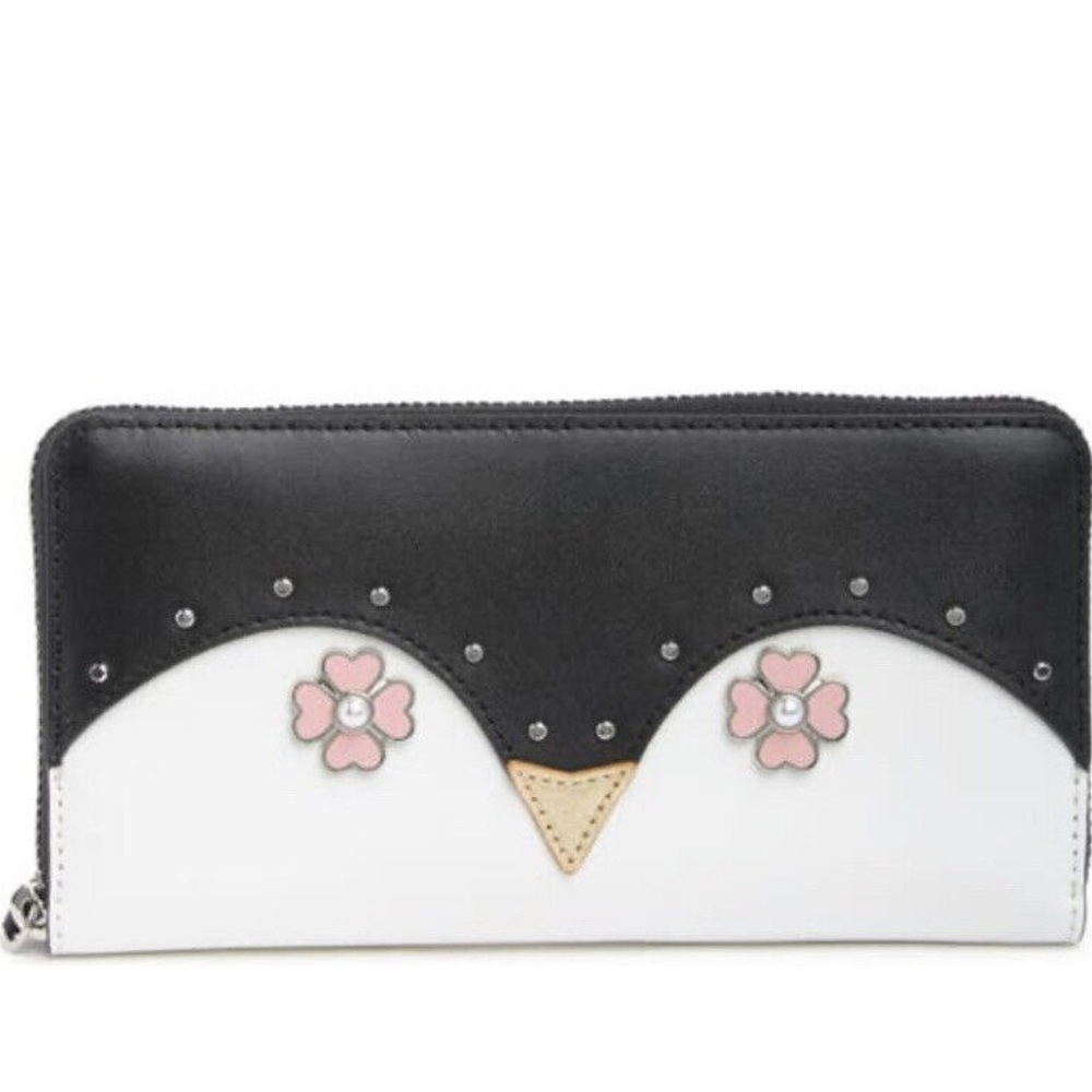 Kate Spade Zip Around Large Continental Penguin Wallet ♠️